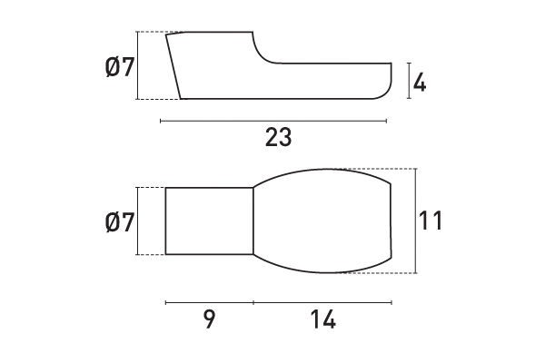 Suporte / patilha para prateleira